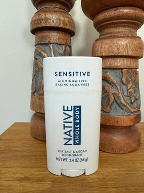 Native Whole Body Sensitive Deodorant sea salt and Cedar 2.4 oz